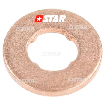 COPPER WASHER INJ/C/RAIL