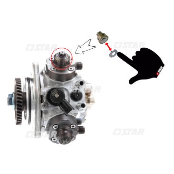 IRON WASHER PUMP BH C/RAIL