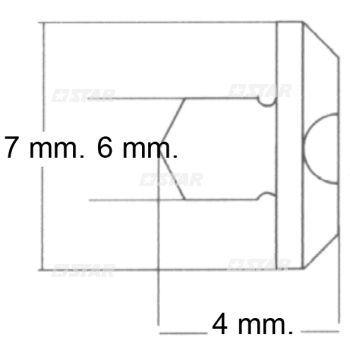 NOZZLE PEG-KOMATSU=VOLVO