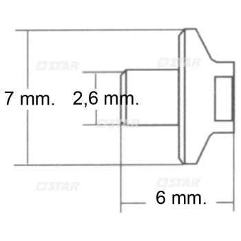 NOZZLE PEG-VOLVO=YANMAR