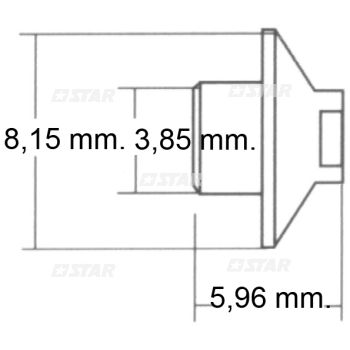 PEG NOZZLE HOLDER MERCEDES