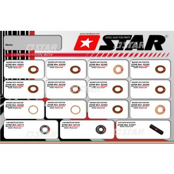 WASHER COPPER AND F/TRAP SET