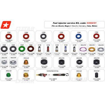 FUEL INJECTOR SERVICE KIT