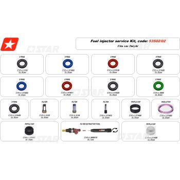 FUEL INJECTOR SERVICE KIT