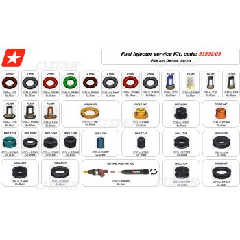 FUEL INJECTOR SERVICE KIT