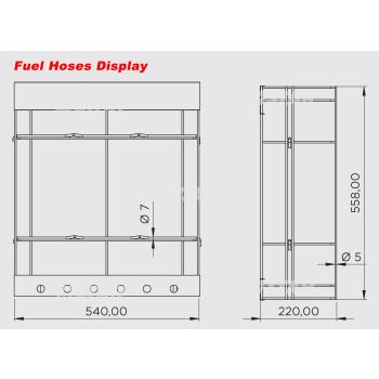 FUEL HOSES DISPLAY