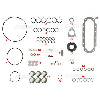 GASKET  KIT 6P MAN