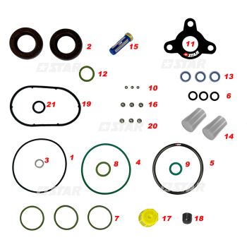 REPAIR KIT C/RAIL-CP1H