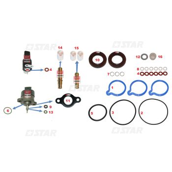 R/KIT PUMP C/RAIL BH-CP1K