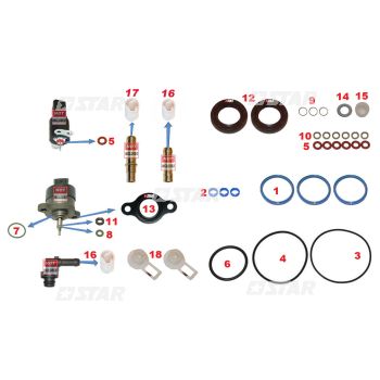 R/KIT PUMP C/RAIL BH-CP1K/S
