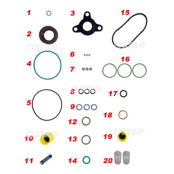 R/KIT C/R CP1H-OPEL 2.0 CDTI