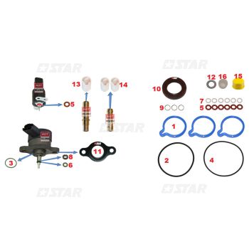 R/KIT PUMP C/RAIL BH-CP1S
