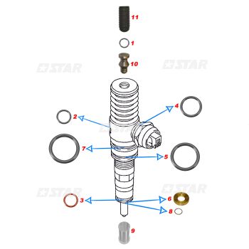 SET REP/KIT PDE 75/80 VW