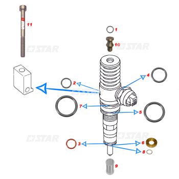SET REP/KIT PDE 75/80 VW