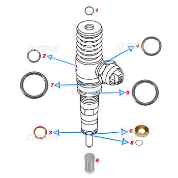 SET REP/KIT PDE 75/80 VW