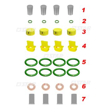 R/KIT INJECTOR BH-C/RAIL