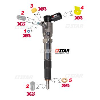 SEAL KIT INJECTOR SIEMENS