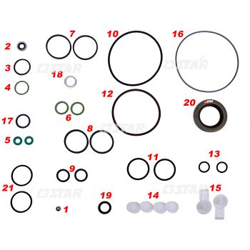 REPAIR KIT C/RAIL CP2