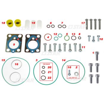 REPAIR KIT C/R DELPHI DFP3.2