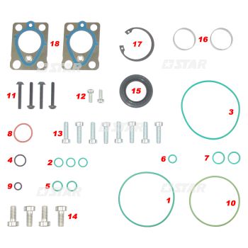 REPAIR KIT C/R DELPHI DFP3.4