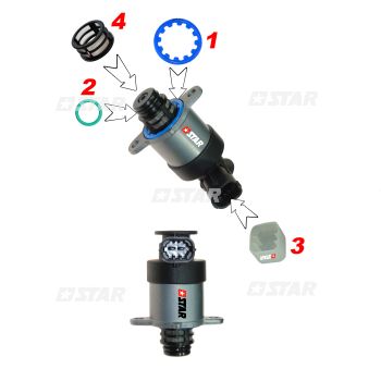 R/KIT VALVE ZME PUMPS BH CP4