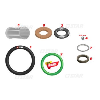 O-RING SET IVECO TECTOR
