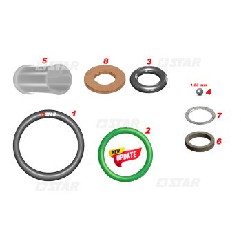 O-RING SET IVECO TECTOR