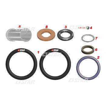 O-RING SET IVECO TECTOR