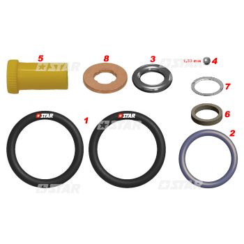 O'RING SET IVECO TECTOR