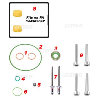 R/KIT GEAR PUMP-BH CP3