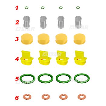 SEAL KIT INJECTORS DELPHI