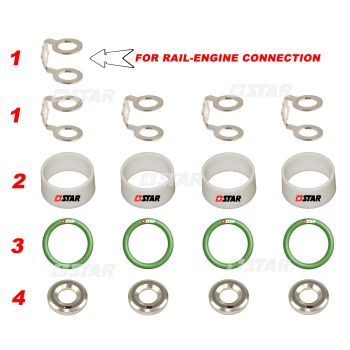 SEAL KIT DENSO/INJ/C-R