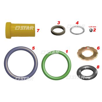 REPAIR KIT INJ/C-RAIL
