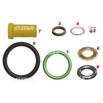 REPAIR KIT INJ/C/RAIL