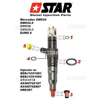 R/KIT SMART INJECTORS DELPHI