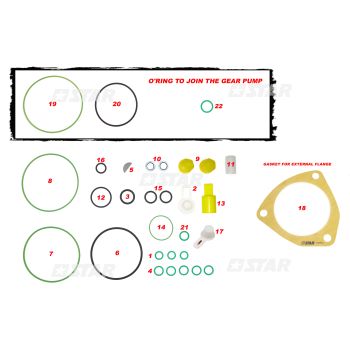 REPAIR KIT-PUMP CAT C/R-PUMP