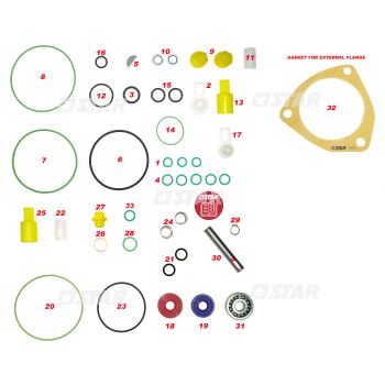 REPAIR KIT-PUMP CAT C/RAIL