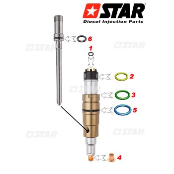 REPAIR KIT INJ/C-R SCANIA XPI