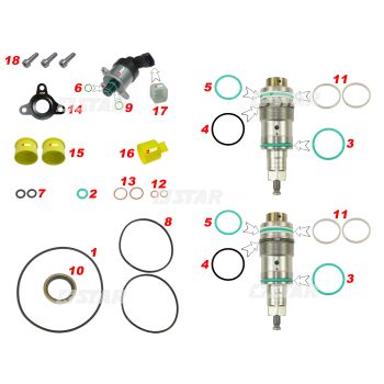 REPAIR KIT PUMP CP9 C/R