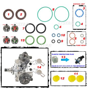 GASKET KIT C/R PUMP BH-CP4