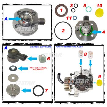 GASKET KIT C/R PUMP BH-CP4