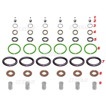 REPAIR KIT INJ/BOSCH C/R-CUMMINS/TATA
