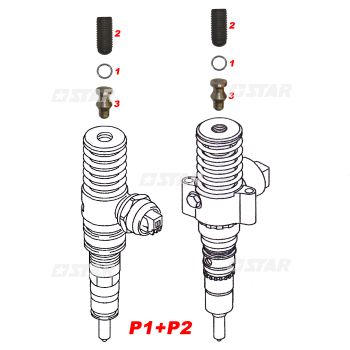SET PARTS INJECTORS PDE BH