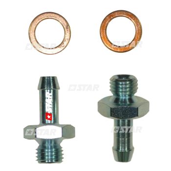 SET CONNECTORS 8MM-PA C/R