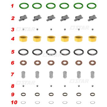 R/KIT INJ/BH C/R CATERPILLAR