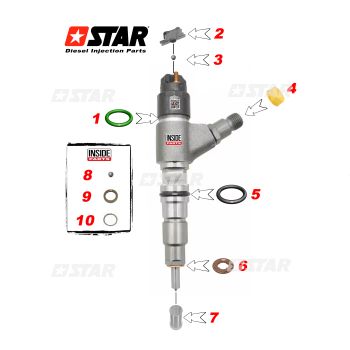 R/KIT INJ/BH C/R CATERPILLAR
