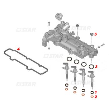 R/KIT INJ/SEALING SIEMENS