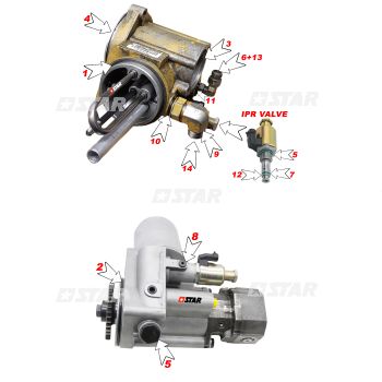 R/KIT HYDRAULIC PUMP-CAT 3126B