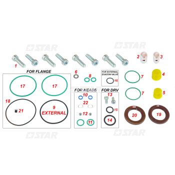 REP/KIT C/RAIL RENAULT/OPEL