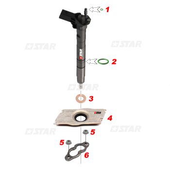 INJECTOR CONNECTION HEAD KIT